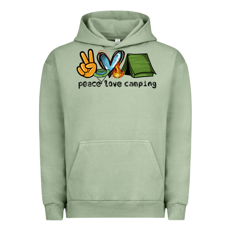 Peace Love Camping Urban Hoodie by NancyCooperArtShop | Teevron