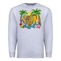 Heather Grey sun kissed summer Premium Sweatshirt - Jasminsmagicworld