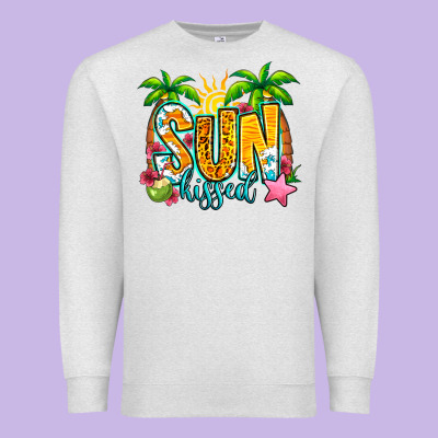 Sun Kissed Summer Premium Sweatshirt Designed By Jasminsmagicworld