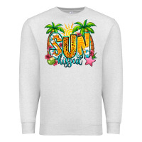 Oatmeal Heather sun kissed summer Premium Sweatshirt - Jasminsmagicworld