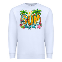 White sun kissed summer Premium Sweatshirt - Jasminsmagicworld