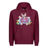 Burgundy hip hop easter Premium Hoodie - MaliasSmallBusiness