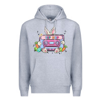 Heather Grey hip hop easter Premium Hoodie - MaliasSmallBusiness