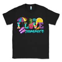 Black i love summer Classic Tee - texasbilliewilder