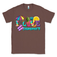 Chestnut i love summer Classic Tee - texasbilliewilder
