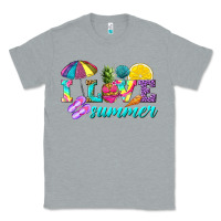 Heather Grey i love summer Classic Tee - texasbilliewilder