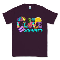 Plum i love summer Classic Tee - texasbilliewilder