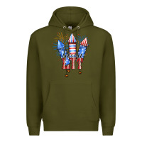 Army Green Let's Get Lit Premium Hoodie - RanaPortraitStore