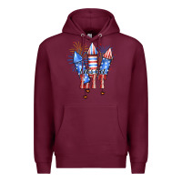 Burgundy Let's Get Lit Premium Hoodie - RanaPortraitStore
