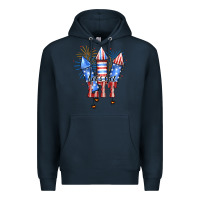 Navy Let's Get Lit Premium Hoodie - RanaPortraitStore