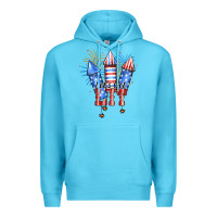 Ocean Blue Let's Get Lit Premium Hoodie - RanaPortraitStore