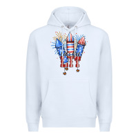 White Let's Get Lit Premium Hoodie - RanaPortraitStore