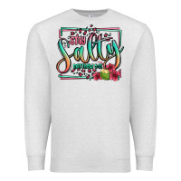 Oatmeal Heather stay salty matthew 5 13 summer Premium Sweatshirt - Jasminsmagicworld