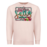 Pale Pink stay salty matthew 5 13 summer Premium Sweatshirt - Jasminsmagicworld
