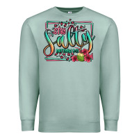 Seafoam stay salty matthew 5 13 summer Premium Sweatshirt - Jasminsmagicworld