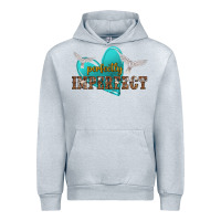 Heather Grey perfectly imperfect Urban Hoodie - NancyCooperArtShop