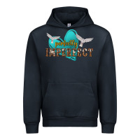 Navy perfectly imperfect Urban Hoodie - NancyCooperArtShop