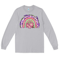 Moon Dust Easter Floral Spring Rainbow Long Sleeve Tee - RanaPortraitStore