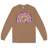 Toasted Coconut Easter Floral Spring Rainbow Long Sleeve Tee - RanaPortraitStore