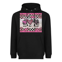 Black peace love racing Heavyweight Hoodie - JahusDesignShop