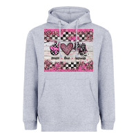 Heather Grey peace love racing Heavyweight Hoodie - JahusDesignShop