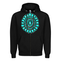 Black gemstone jewelry Zipper Hoodie - RanaPortraitStore