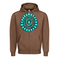 Chestnut gemstone jewelry Zipper Hoodie - RanaPortraitStore