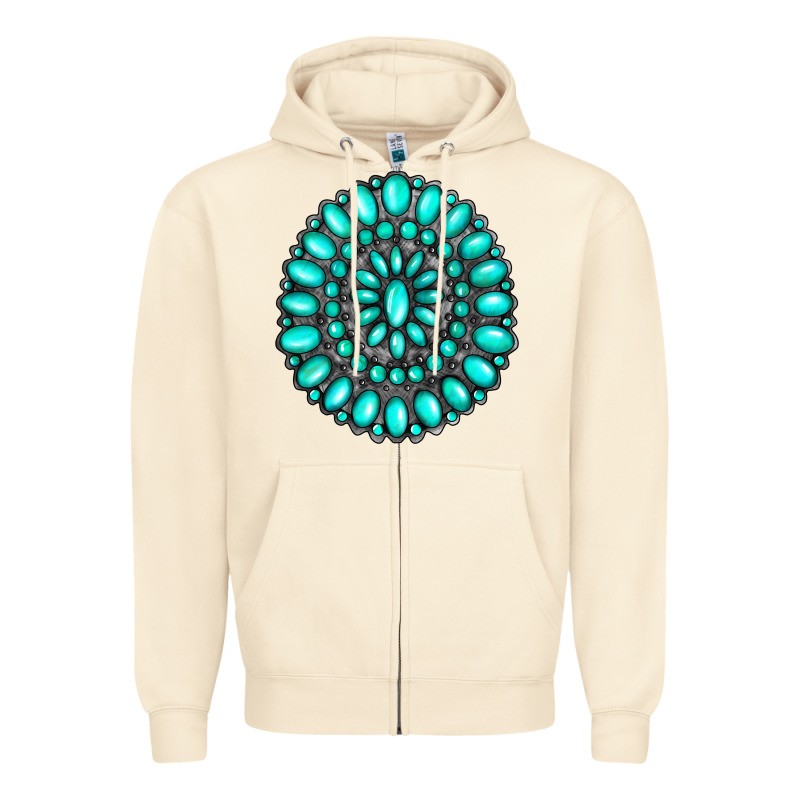 Gemstone Jewelry Zipper Hoodie by RanaPortraitStore | Teevron