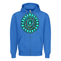 True Royal gemstone jewelry Zipper Hoodie - RanaPortraitStore