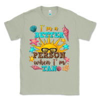 Matcha i m a better person when i m tan Classic Tee - texasbilliewilder