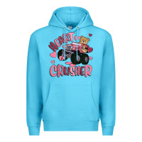 Ocean Blue heart crusher Premium Hoodie - MaliasSmallBusiness