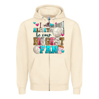 Sandshell i will always be your biggest fan volleyball Zipper Hoodie - Zillion Design Studio