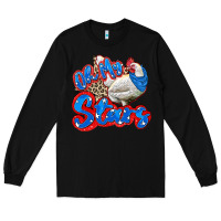 Black oh my stars chicken Long Sleeve Tee - Zillion Design Studio