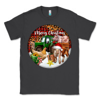Smoke Merry Christmas Farm Animals Classic Tee - FaDigitalArtStudio