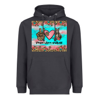 Smoke peace love pitbull Heavyweight Hoodie - JahusDesignShop