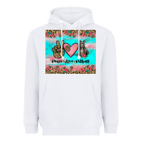 White peace love pitbull Heavyweight Hoodie - JahusDesignShop
