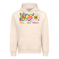 Sandshell peace love happiness Urban Hoodie - NancyCooperArtShop