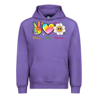 Tulip peace love happiness Urban Hoodie - NancyCooperArtShop