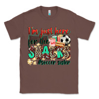Chestnut i'm just here for the snacks #soccer sister Classic Tee - Zillion Design Studio