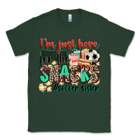 Sports Green i'm just here for the snacks #soccer sister Classic Tee - Zillion Design Studio