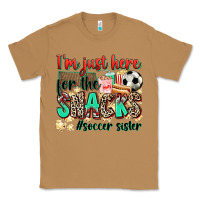 Toasted Coconut i'm just here for the snacks #soccer sister Classic Tee - Zillion Design Studio
