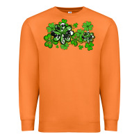 Carrot cowhide and leopard shamrocks Premium Sweatshirt - AdoDesignShop