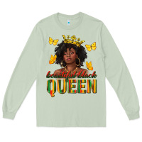 Matcha beautiful black queen Long Sleeve Tee - texasbilliewilder