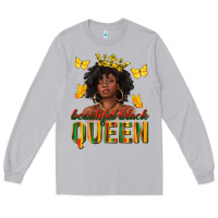 Moon Dust beautiful black queen Long Sleeve Tee - texasbilliewilder
