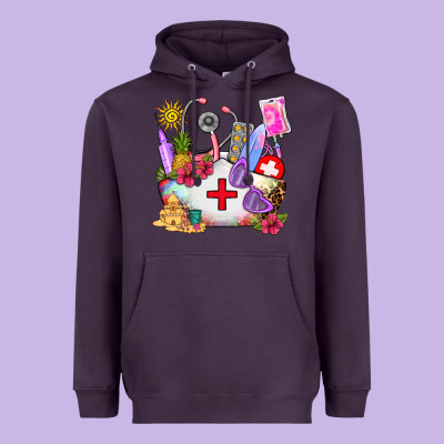 Nurse  Summer Heavyweight Hoodie Designed By Adodesignshop