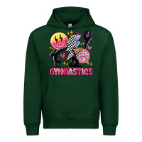 Forest Green retro gymnastics Urban Hoodie - MaliasSmallBusiness