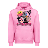 Fuchsia Pink retro gymnastics Urban Hoodie - MaliasSmallBusiness
