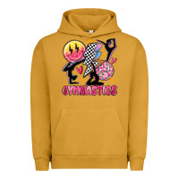 Pigment Peanut Butter retro gymnastics Urban Hoodie - MaliasSmallBusiness