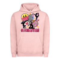 Pigment Salmon retro gymnastics Urban Hoodie - MaliasSmallBusiness