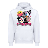White retro gymnastics Urban Hoodie - MaliasSmallBusiness